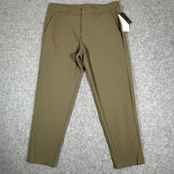 Lululemon Commission Pant Slim Asia Fit Olive Green Men's Size 36x27 NWT Golf‎